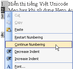 Hướng dẫn Word 2003 cơ bản: đặt Tab, đánh chỉ mục, vẽ đường viền cho văn bản - Phần 6