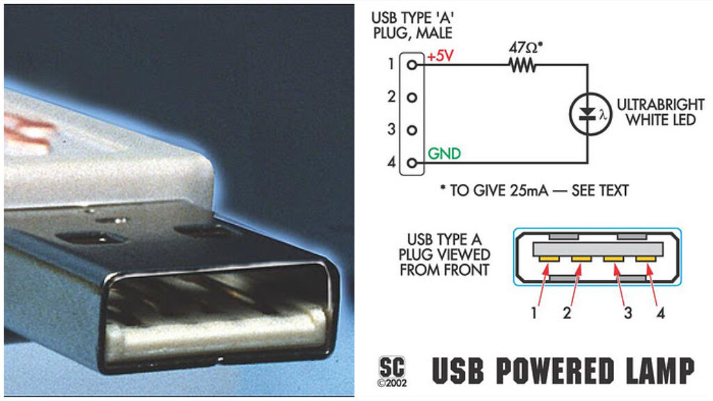 Tự làm một bóng đèn dùng nguồn USB