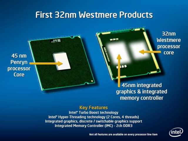 Các con số xoay quanh công nghệ 32nm trong CPU Intel