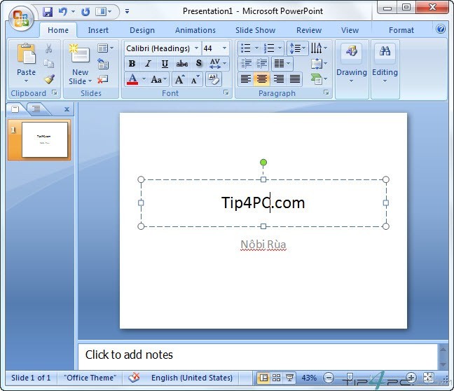 Tự soạn bài thuyết trình với Microsoft PowerPoint 2007 (phần 2)