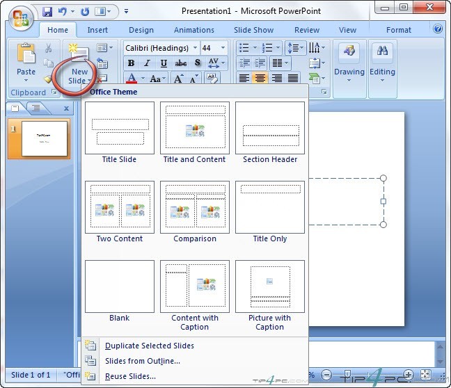 Tự soạn bài thuyết trình với Microsoft PowerPoint 2007 (phần 2)