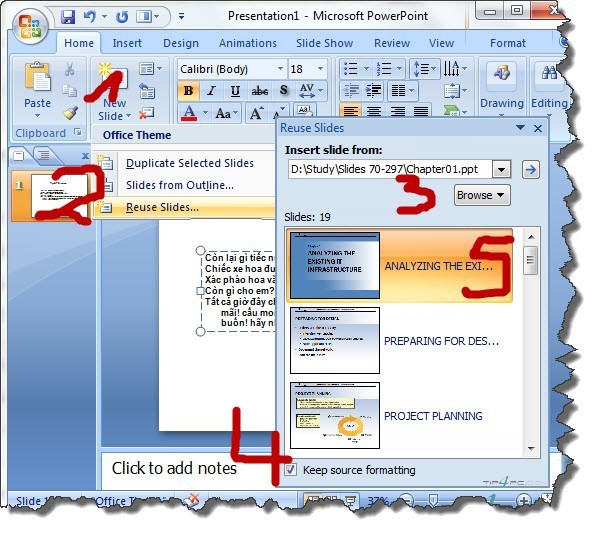 Tự soạn bài thuyết trình với Microsoft PowerPoint 2007 (phần 2)