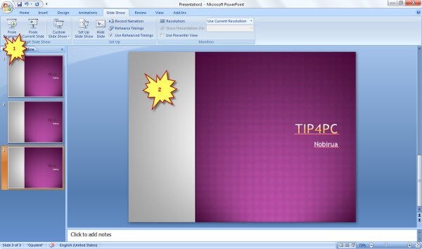 Tự soạn bài thuyết trình với PowerPoint 2007 (phần cuối)