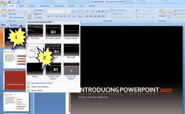 Tự soạn bài thuyết trình với PowerPoint 2007 (phần 9)