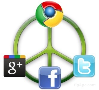 Hai tiện ích mở rộng từ Chrome giúp "gộp chung" Facebook, G+ và Twitter