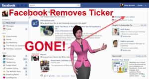 Tắt thanh Ticker trên Facebook