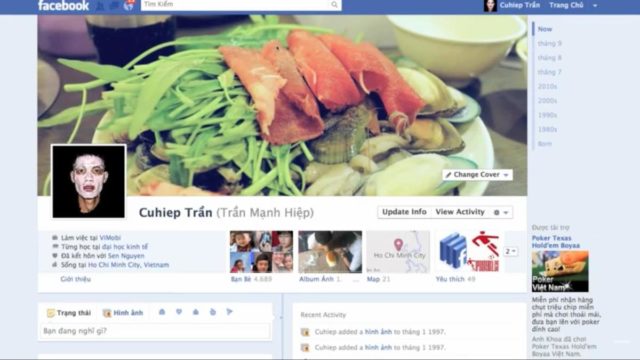 Chuyển sang giao diện Timeline cho Facebook