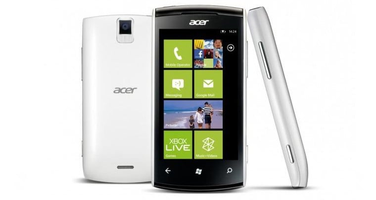 Acer có điện thoại Windows Phone mới vào tháng Ba