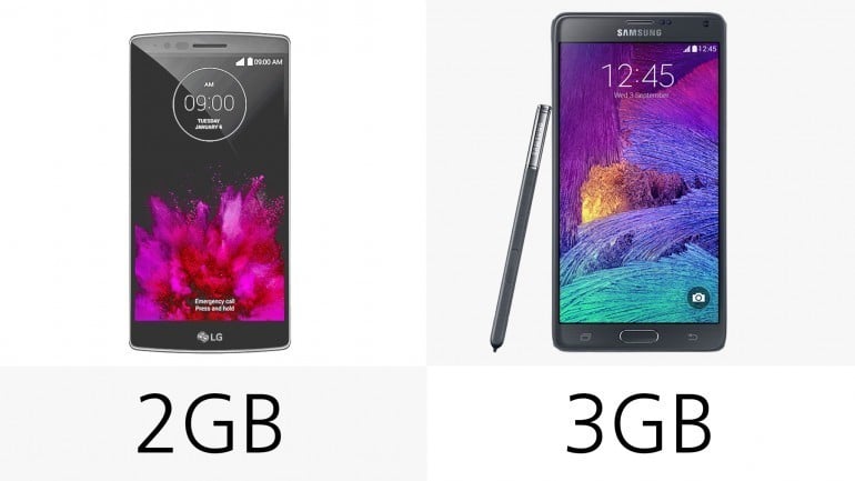 LG G Flex 2 vs Samsung Galaxy Note 4: Đâu là vua phablet?