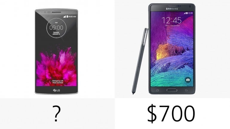 LG G Flex 2 vs Samsung Galaxy Note 4: Đâu là vua phablet?