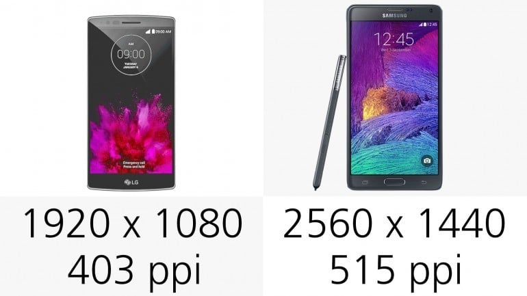 LG G Flex 2 vs Samsung Galaxy Note 4: Đâu là vua phablet?