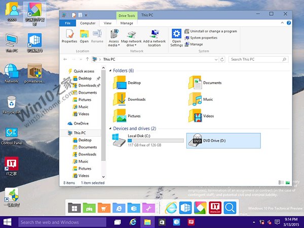 Windows 10 build 10009 rò rỉ với nhiều cải tiến mới về giao diện