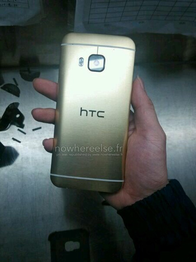 Lộ diện hình ảnh thực tế HTC One M9 Gold