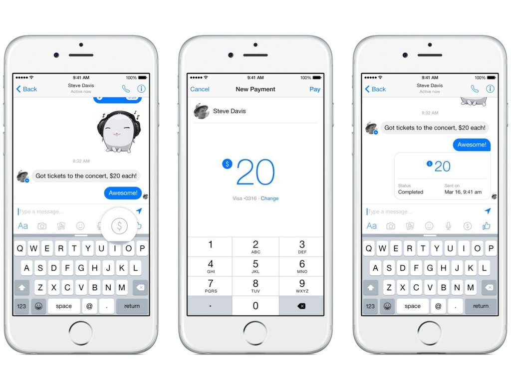 Facebook Pay giao dịch ngay trong Messenger