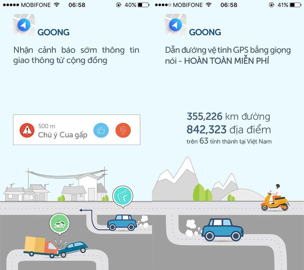 Goong - Ứng dụng cảnh báo và chia sẻ thông tin giao thông thuần việt