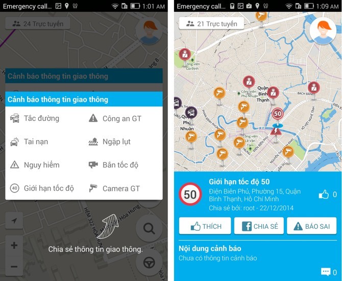 Goong - ứng dụng thông tin giao thông trên smartphone - ảnh 3