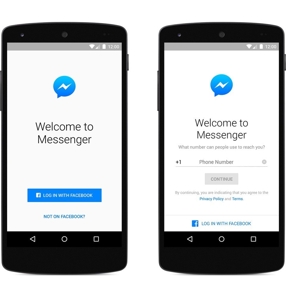 Đăng nhập Messenger không cần tài khoản Facebook