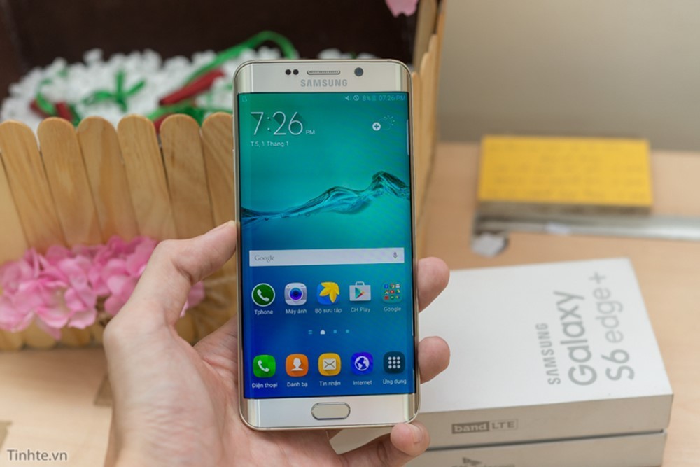 Đập hộp Galaxy S6 Edge+ bản xách tay