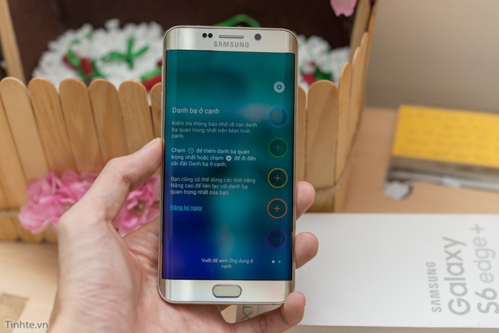 Đập hộp Galaxy S6 Edge+ bản xách tay