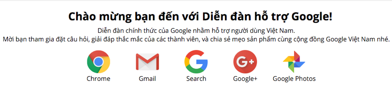 Diễn đàn hỗ trợ Google