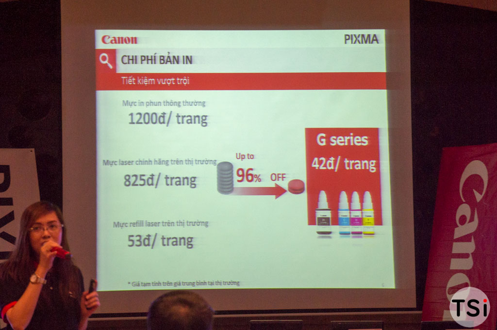 Canon ra mắt dòng máy in phun có hỗ trợ bơm mực chi phí rẻ