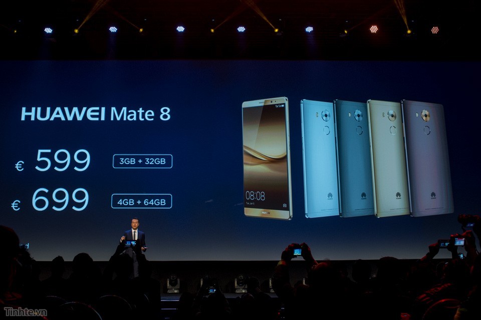 [CES 2016] Huawei chính thức giới thiệu Mate 8 