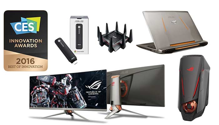 [CES 2016] ASUS chiến thắng 5 giải thưởng CES Innovation Awards