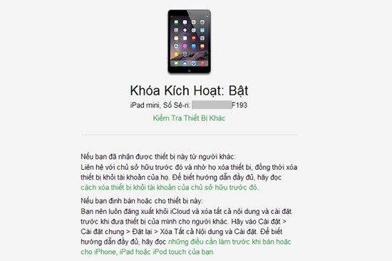 iCloud ẩn: nguyên nhân, cách kiểm tra iPhone, iPad cũ trước khi mua