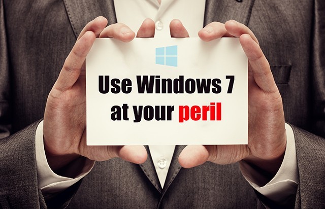 Người dùng tự chịu mọi rủi ro khi dùng Windows 7