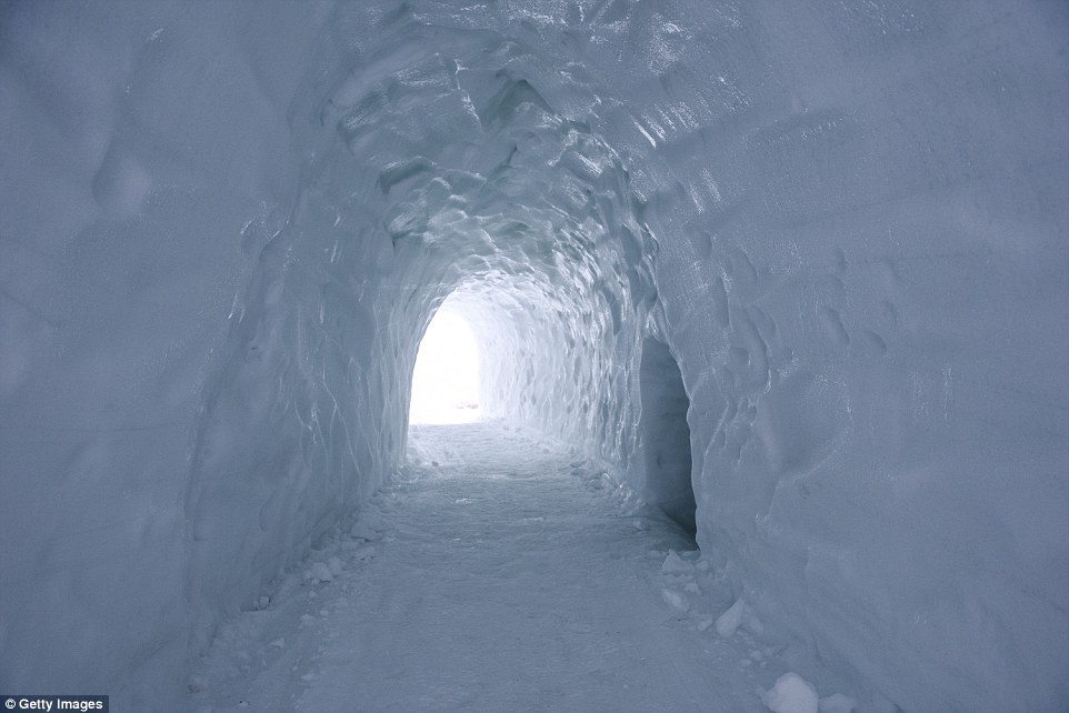 The labyrinth will also well and truly steal the Guinness World Record title of largest ice maze from the Arctic Glacier Ice Maze