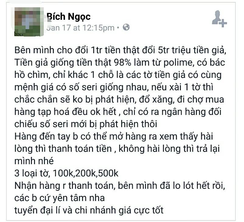 Cẩn thận nạn tiền giả bùng phát dịp Tết Bính Thân