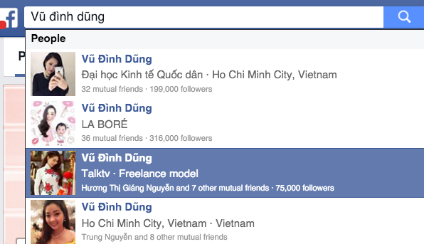 Tài khoản Facebook bị đổi tên thành Vũ Đình Dũng: thay đổi email đăng nhập sẽ tránh bị tình trạng này.