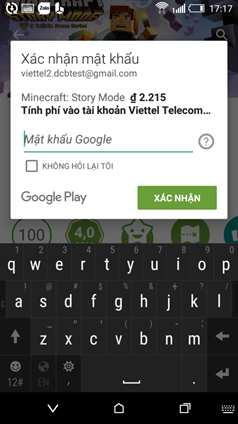 Viettel cho phép mua ứng dụng Google Play bằng tài khoản di động