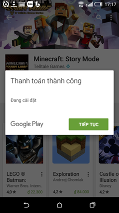 Viettel cho phép mua ứng dụng Google Play bằng tài khoản di động