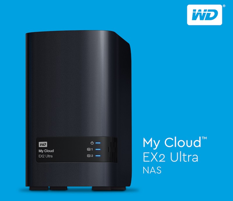 WD giới thiệu NAS 2 khay đĩa My Cloud EX2 Ultra nhắm đến người dùng chuyên nghiệp