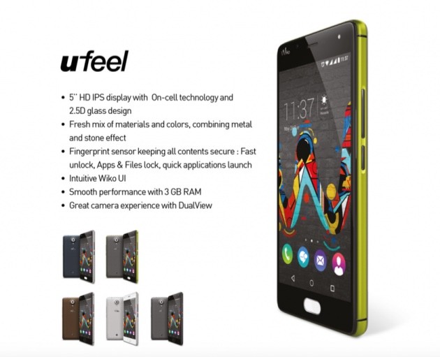 Wiko ra mắt 3 mẫu smarpthone K-Kool, Robby, U-feel tại MWC 2016