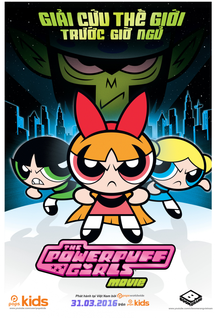 Pops Worldwide đem The Powerpuff Girls Movie về Việt Nam, khán giả nhí có thể xem qua kênh YouTube