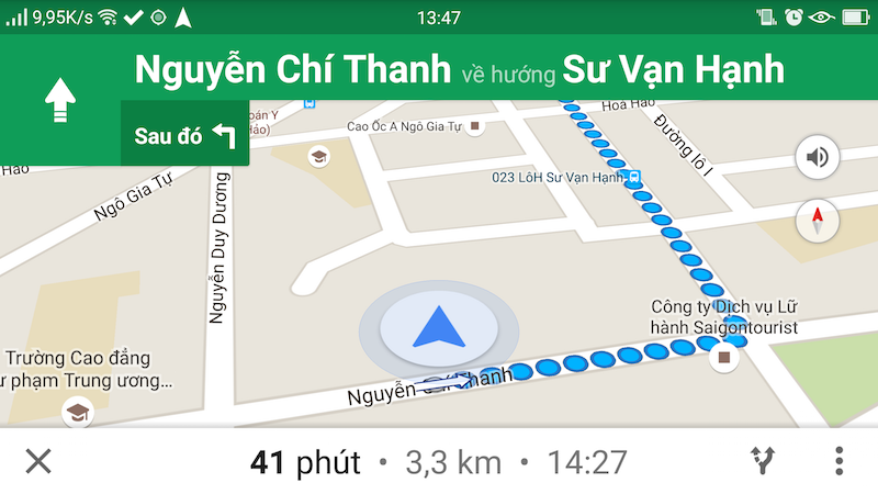 Google Maps mở lại tính năng dẫn đường ở Việt Nam