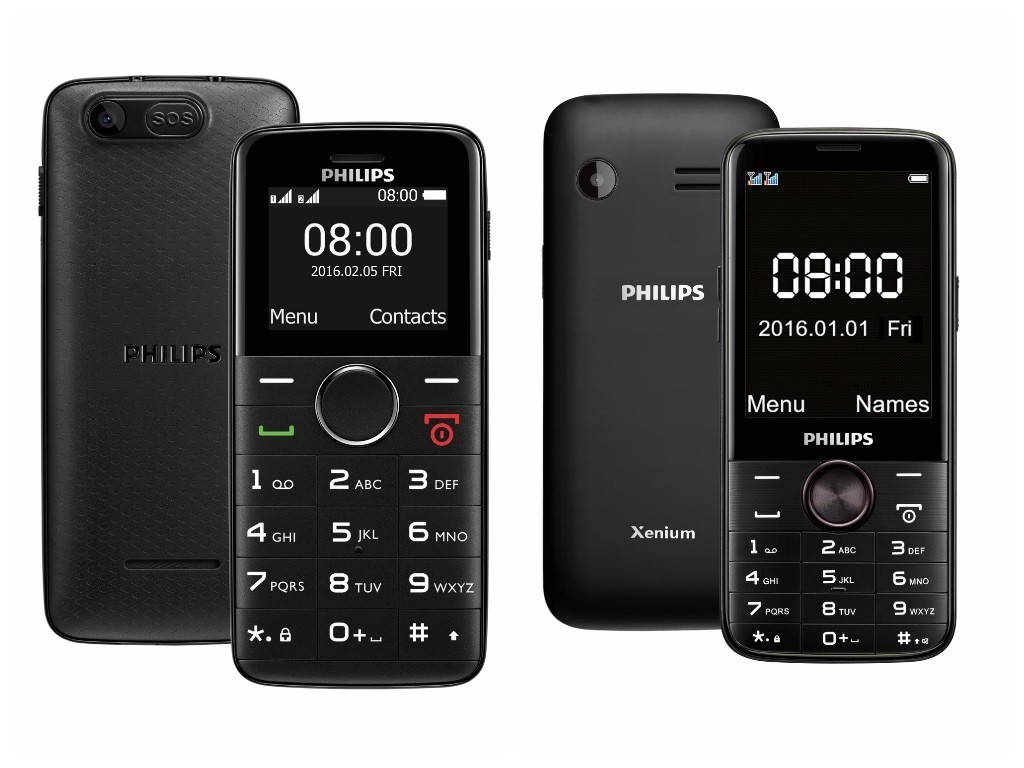 Philips E220 và E330 ra mắt giá 900 và 1,3 triệu, dành cho người lớn tuổi và cần pin lớn