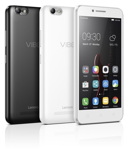 Lenovo Vibe C ra mắt giá 2,1 triệu: 5 inch, kết nối 4G, pin 2300mAh