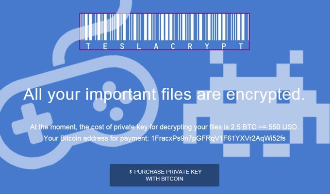 Nhóm tin tặc viết ransomware TeslaCrypt đóng cửa, xin lỗi và cung cấp chìa khóa giải mã