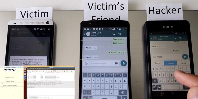 Video hacker chiếm tài khoản WhatsApp và Telegram, từ đó đọc nội dung tin nhắn từ xa
