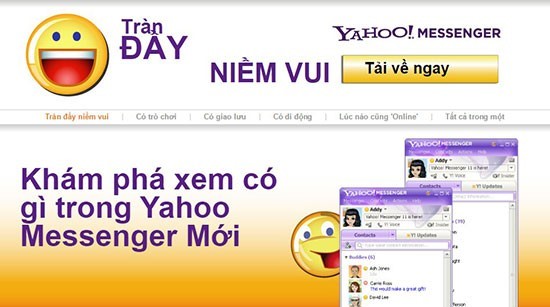 Yahoo Messenger ngừng hoạt động vào ngày 5/8