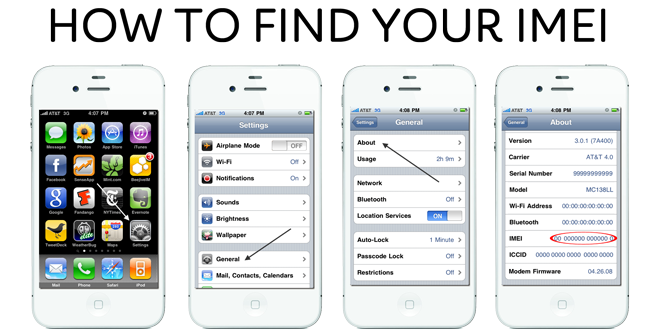 Xem số IMEI của iPhone