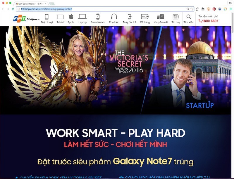 FPT Shop mở ưu đãi khủng khi đặt trước Galaxy Note7