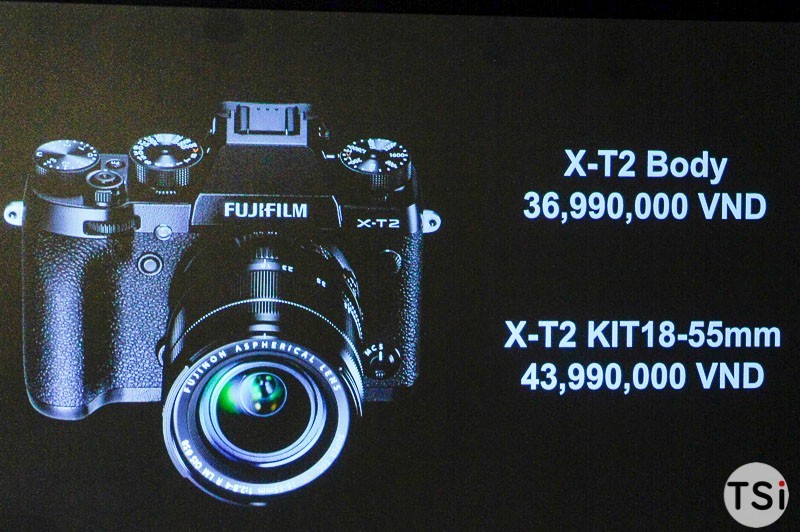 Fujifilm X-T2 chính thức ra mắt giá từ 37 triệu, 325 điểm lấy nét, khả năng quay 4K 