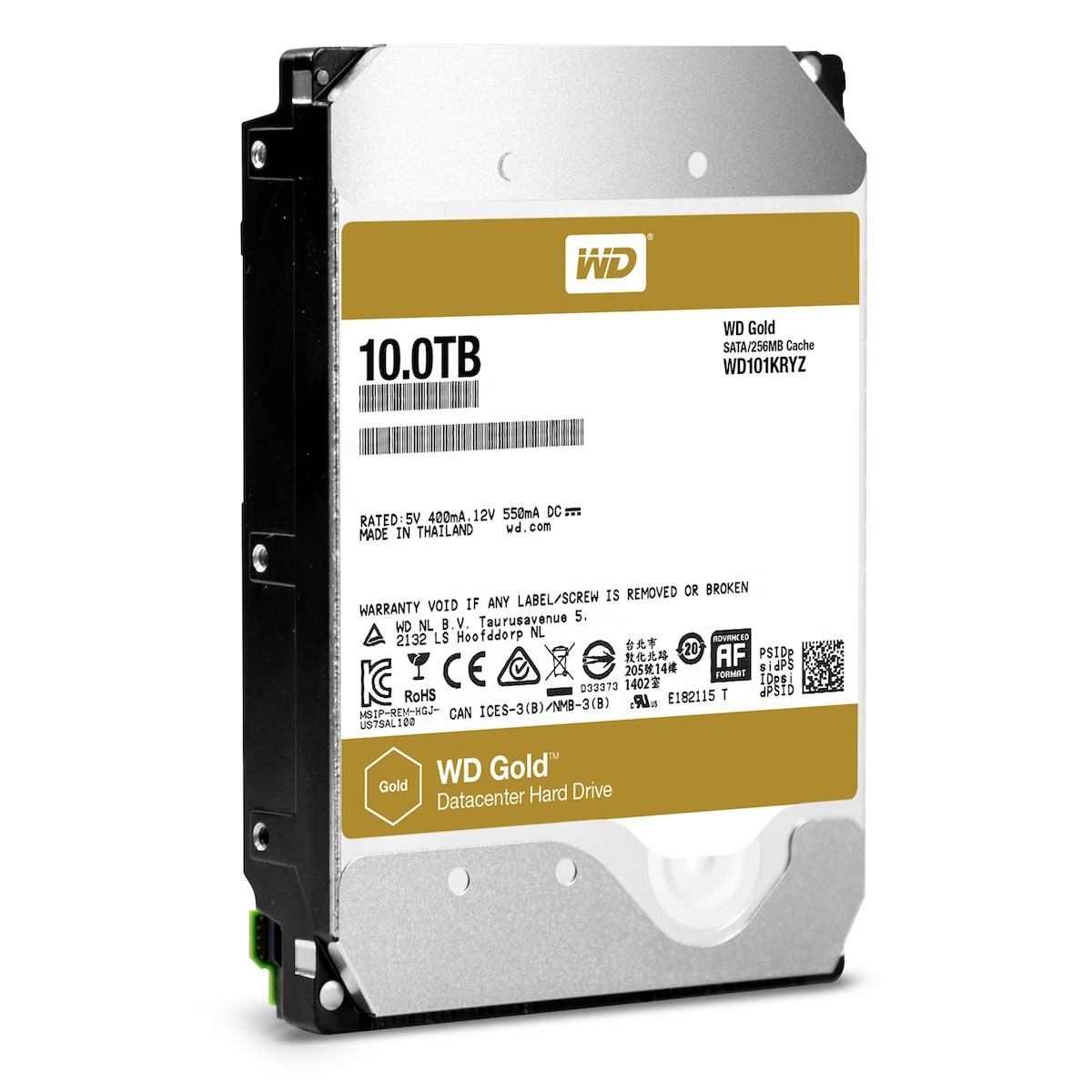 Ra mắt ổ WD Gold dùng công nghệ khí Heli, dung lượng tới 10TB