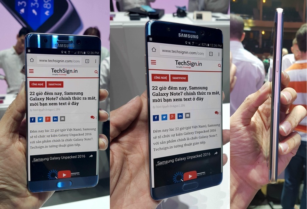 Samsung Galaxy Note7 chính thức: phát video HDR, chống nước, lên kệ 19/8