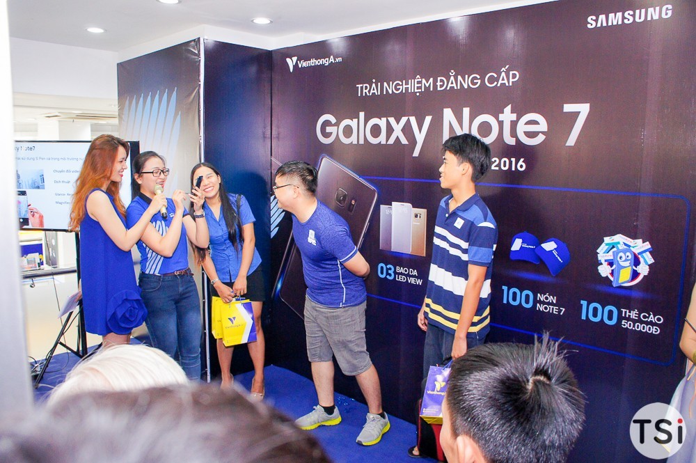 Viễn Thông A tổ chức offline trải nghiệm Samsung Galaxy Note7