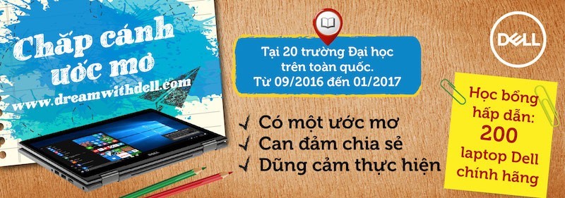 Dell trao tặng 200 laptop cho sinh viên trên toàn quốc